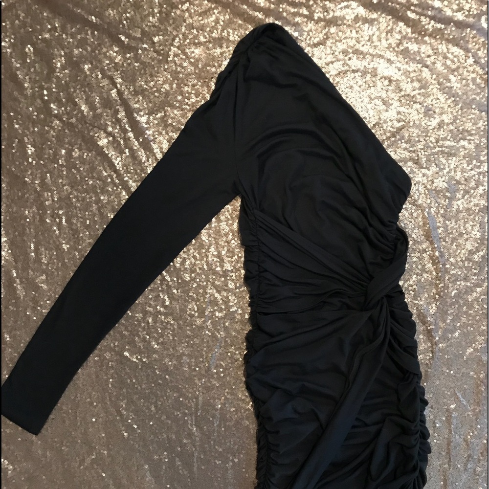 Tart cotton charcoal grey dress